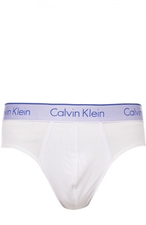 Хлопковые брифы с широкой резинкой Calvin Klein