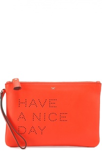 Клатч Have a Nice Day на молнии Anya Hindmarch