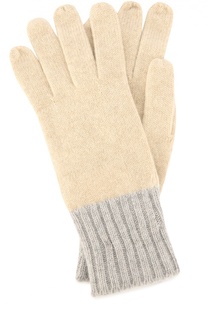 Кашемировые перчатки с контрастными манжетами Colombo