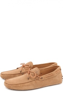 Замшевые мокасины  Gommino Driving с перфорацией Tod’s