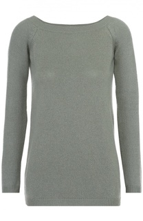 Кашемировый пуловер прямого кроя с вырезом-лодочка Valentino