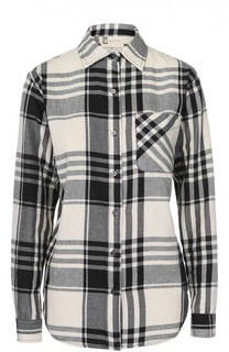 Блуза прямого кроя в клетку с накладным карманом Denim&amp;Supply by Ralph Lauren