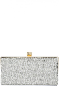 Металлизированный клатч Celeste S Jimmy Choo