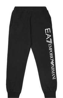 Спортивные брюки с логотипом бренда Ea 7