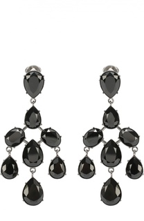 Серьги-клипсы с кристаллами Swarovski Oscar de la Renta