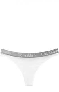 Трусы-стринги с логотипом бренда Calvin Klein