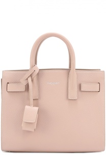 Сумка Sac De Jour Nano с контрастной прострочкой Saint Laurent