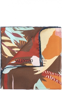Шелковый платок с принтом Valentino