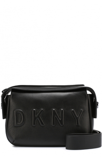 Сумка на молнии с логотипом бренда DKNY
