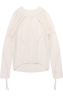 Пуловер с круглым вырезом и перфорацией 3.1 Phillip Lim