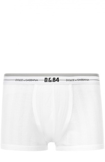 Хлопковые боксеры с широкой резинкой Dolce &amp; Gabbana