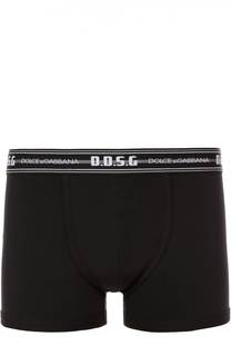 Хлопковые боксеры с широкой резинкой Dolce &amp; Gabbana