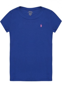Футболка джерси с логотипом бренда Polo Ralph Lauren