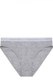 Топ с логотипом бренда Sanetta