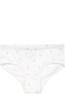 Трусы-слипы из хлопка с принтом Sanetta
