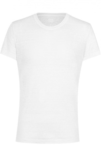 Льняная футболка с круглым вырезом 120% Lino