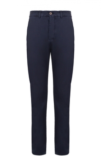 Хлопковые брюки прямого кроя Giorgio Armani