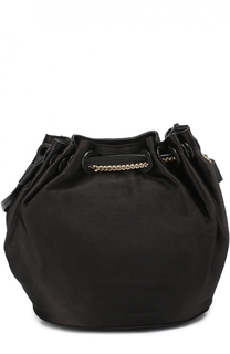 Сумка Mini Drawstring Bucket из атласа Diane Von Furstenberg