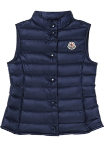 Пуховый жилет на кнопках Moncler Enfant