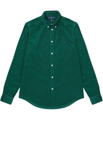 Рубашка из вельвета с воротником button down Polo Ralph Lauren