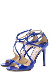 Лаковые босоножки Lang на шпильке Jimmy Choo