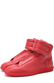 Высокие кожаные кроссовки Future на шнуровке Maison Margiela