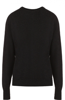Пуловер свободного кроя с круглым вырезом и разрезом на спинке Isabel Marant