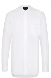 Хлопковая рубашка ассиметричного кроя 3.1 Phillip Lim