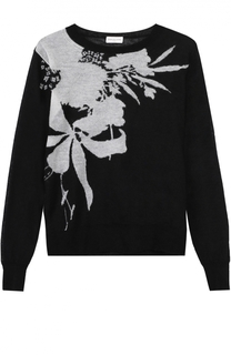 Пуловер прямого кроя с контрастным принтом Dries Van Noten