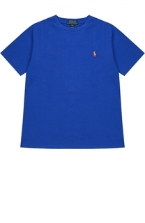 Футболка джерси с логотипом бренда Polo Ralph Lauren