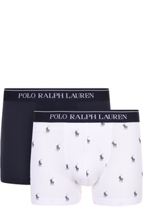 Комплект  из двух хлопковых боксеров с широкой резинкой Ralph Lauren