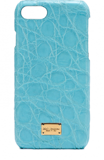 Чехол для iPhone 7 из кожи крокодила Dolce &amp; Gabbana