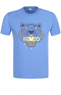 Хлопковая футболка с принтом Kenzo