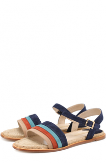 Замшевые сандалии с цветными вставками Paloma Barcelo