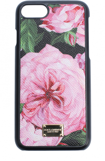 Кожаный чехол для iPhone 7 с принтом Dolce &amp; Gabbana