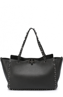 Сумка-шоппер Rockstud Rolling Noir medium Valentino
