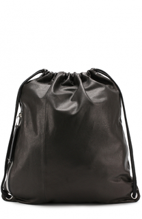 Кожаный рюкзак с внутренним карманом на молнии MCQ