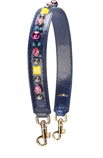 Кожаный ремень для сумки с аппликациями Dolce &amp; Gabbana