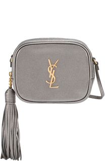 Сумка Monogram Blogger из металлизированной кожи Saint Laurent