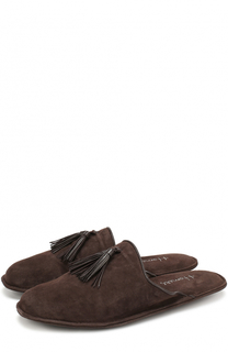 Замшевые домашние туфли без задника Homers At Home