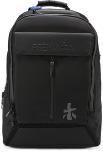 Текстильный рюкзак с внешним карманом на молнии Premiata