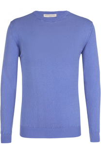 Хлопковый джемпер тонкой вязки Daniele Fiesoli