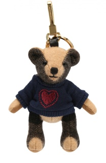 Брелок Thomas Bear из кашемира в клетку Burberry