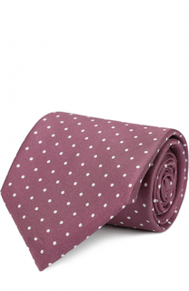 Шелковый галстук с узором Polka Dot Pal Zileri