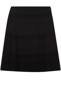 Мини-юбка А-силуэта с кружевной вставкой Diane Von Furstenberg