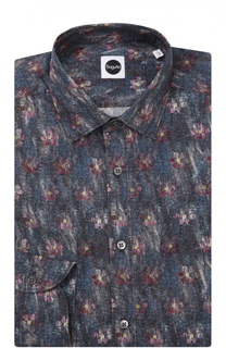 Хлопковая рубашка с принтом Bagutta