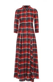 Платье-рубашка в клетку с укороченным рукавом Denim&amp;Supply by Ralph Lauren
