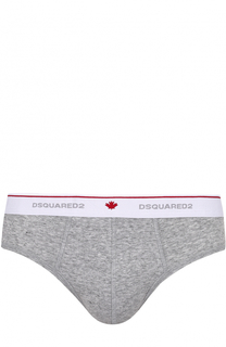 Хлопковые брифы с широкой резинкой Dsquared2