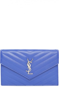 Сумка Monogram Envelope mini из стеганой кожи Saint Laurent