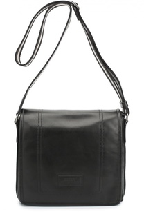 Кожаная сумка-планшет с логотипом бренда Bally